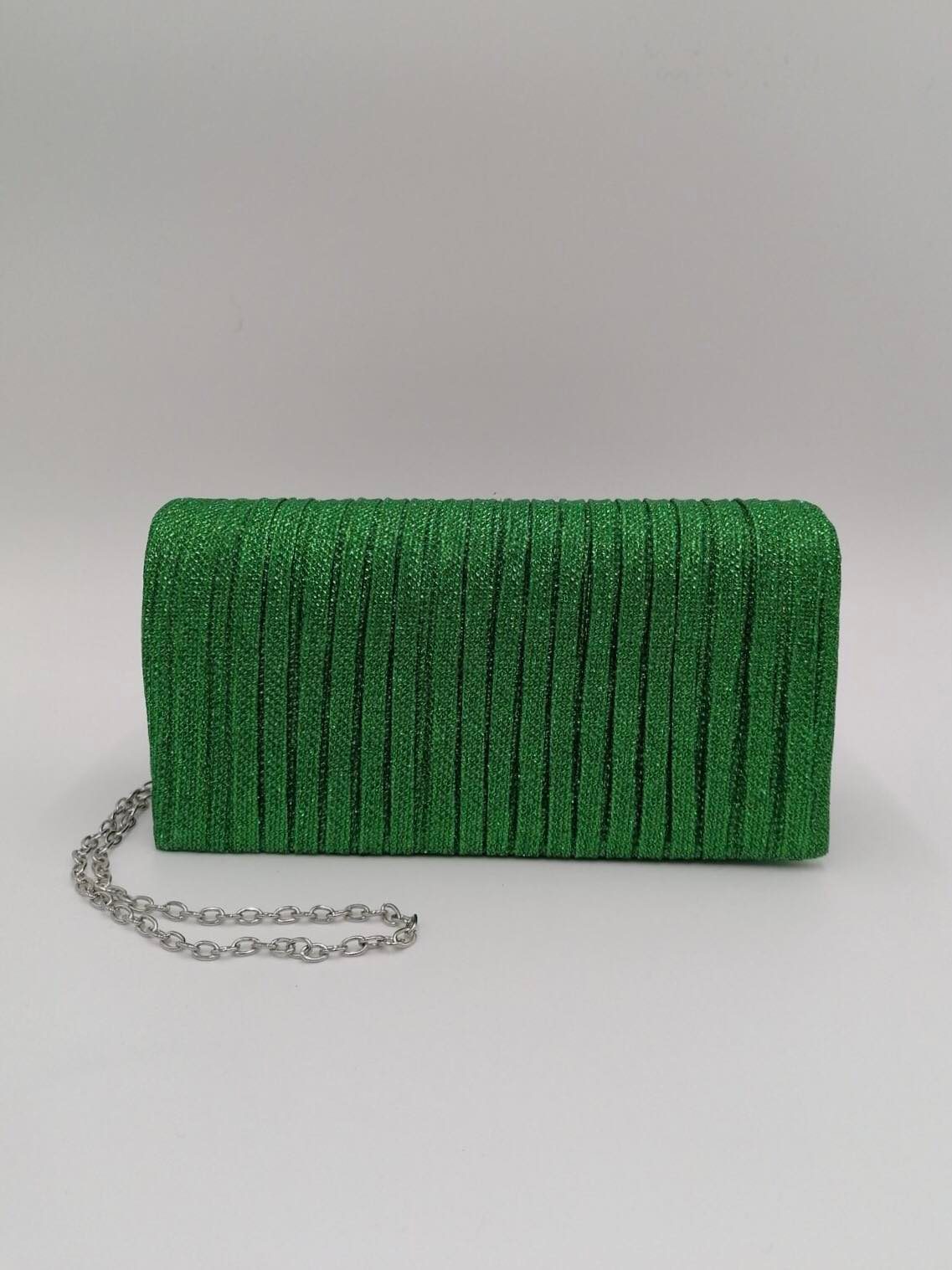 Grøn glimmer taske elianashop