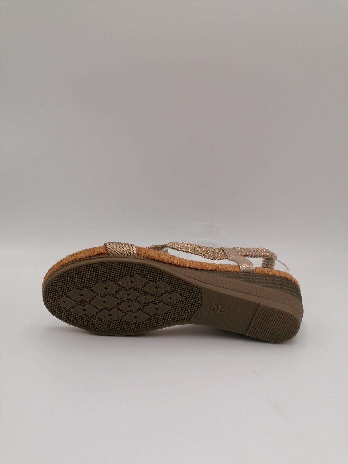 Bronze kilehæl sandal