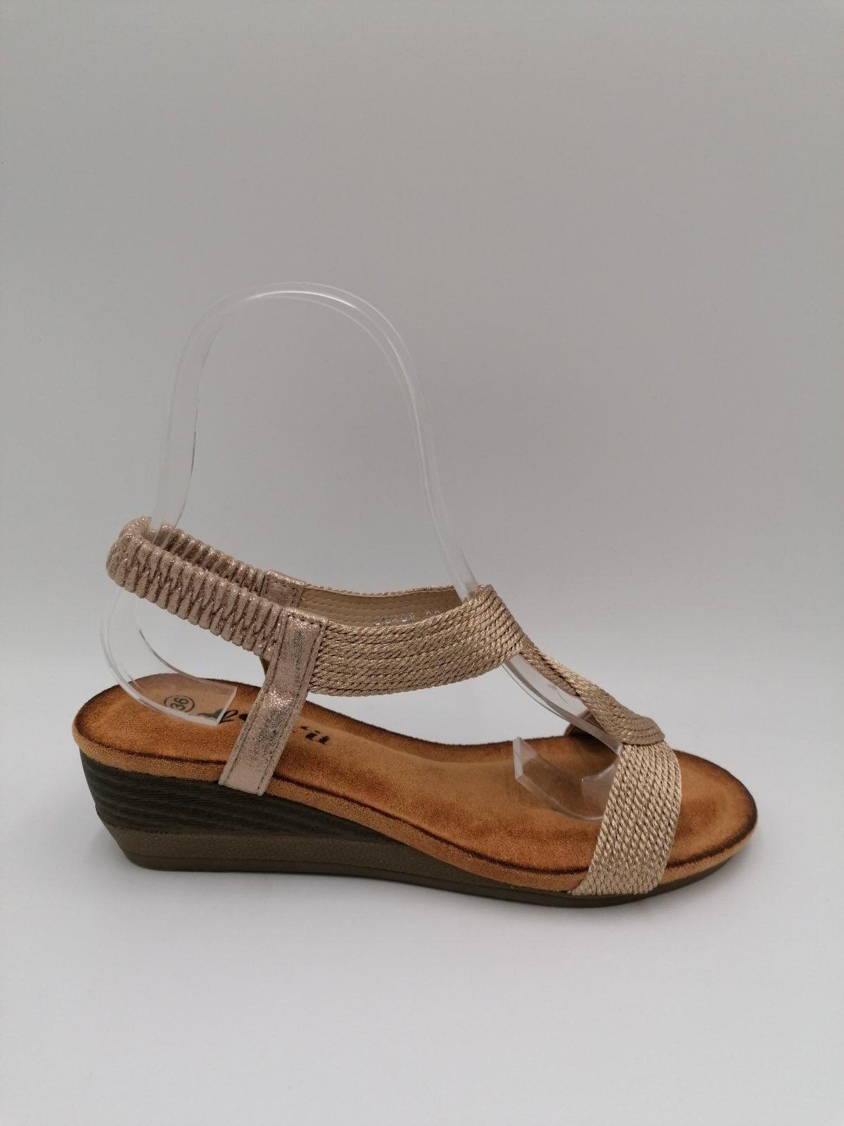 Bronze kilehæl sandal –
