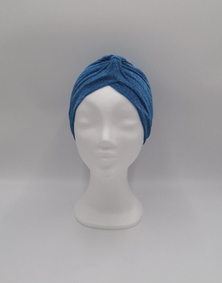 Blå turban