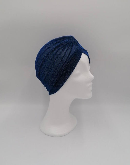Mørkeblå turban