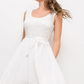 Hvid mini kjole