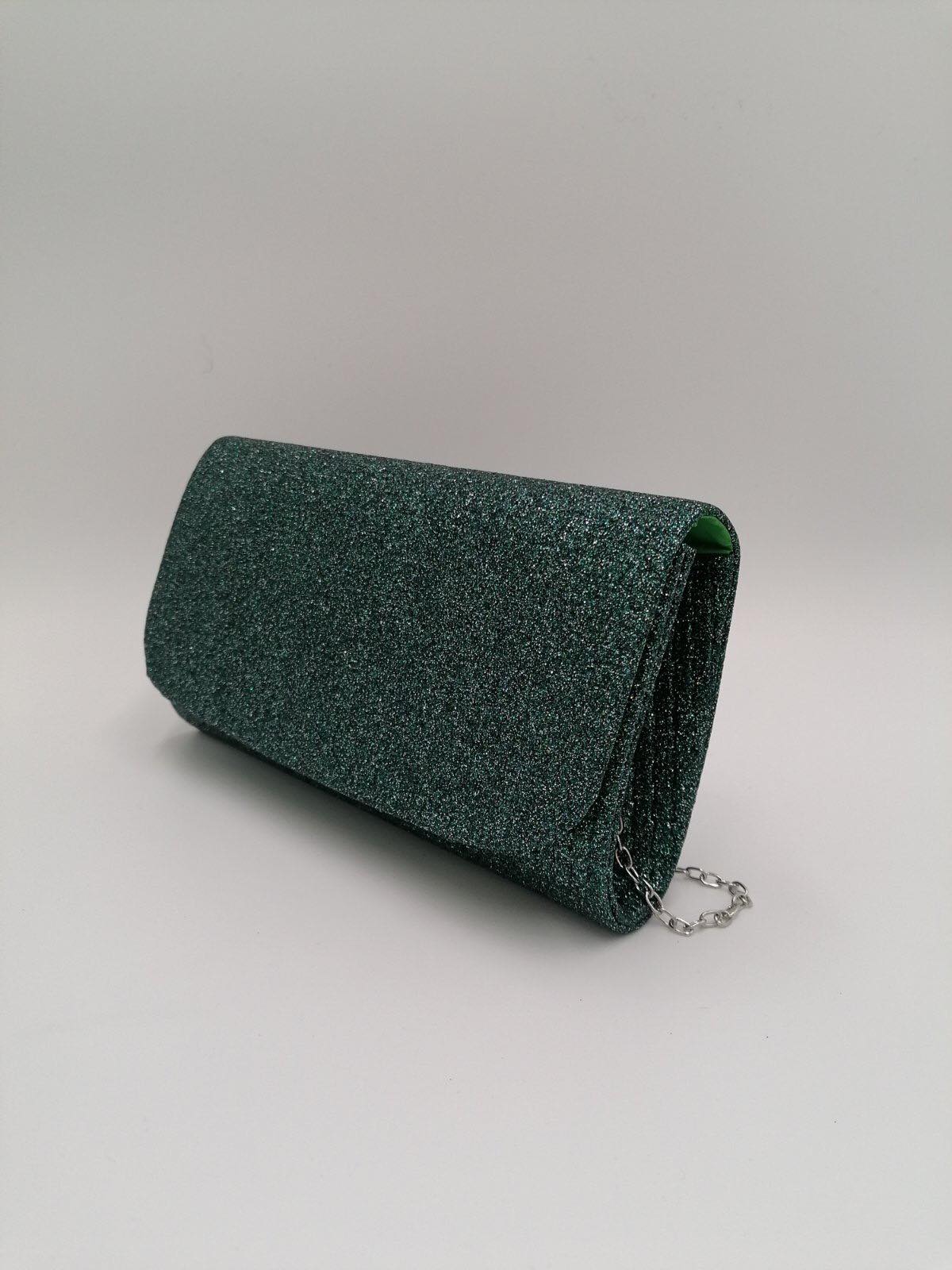Mørkegrøn håndtaske